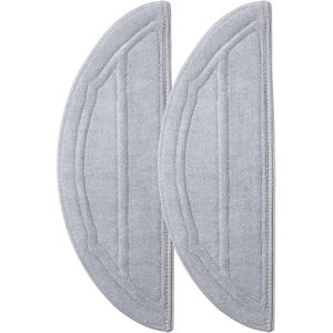 imageroborock 2 Pack Microfiber Mop Cloths for Q 5 Q5 Pro Q5 Pro Q7 Q7Max Q8Max Q8Max E Series S5 S5 Max S 6 S6 Pure S6 MaxV Robot Vacuum Cleaner Mop Pad Replacement AccessoriesMop Cloth6