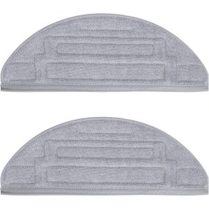 imageroborock 2 Pack Microfiber Mop Cloths for S8 Pro Ultra Robot Vacuum Cleaner with Dual Sonic Vibrations Modules Mop Pad Replacement Accessories