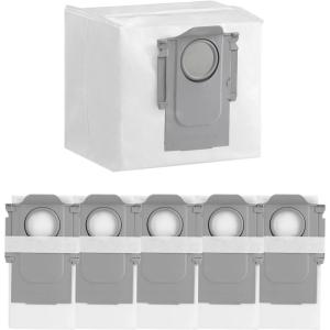 imageroborock 6 Packs Disposable Dust Bags for QRevo series S8MaxVUltra S8MaxUltra QrevoMaxV QrevoPro Qrevo Curv CurvX QrevoCurvS5XQrevoEdgeSaros10seriesQrevo Slim QrevoEdgeS5AQV 35A Robot Vacuum2Dust Bag