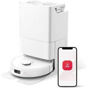 imageroborock Q Revo Robot Vacuum and Mop AutoDrying Auto Mop Washing Dual Spinning Mops Auto Mop Lifting SelfRefilling SelfEmptying Reactive Tech Obstacle Avoidance 5500Pa Suction WhiteQrevo White