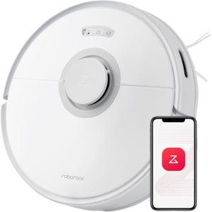 imageroborock Q7 Max Robot Vacuum and Mop 30Level Adjustable Water Flow 4200Pa Suction PreciSense LiDAR Navigation NoGo Zone NoMop Zone 3D Mapping App ampamp Voice Control Ideal for Pet HairWhite