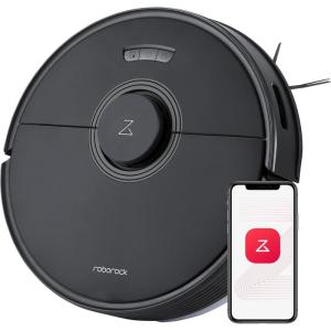 imageroborock Q7 Max Robot Vacuum and Mop 30Level Adjustable Water Flow 4200Pa Suction PreciSense LiDAR Navigation NoGo Zone NoMop Zone 3D Mapping App ampamp Voice Control Ideal for Pet HairBlack