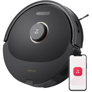 imageroborock Q8 Max Robot Vacuum and Mop Cleaner DuoRoller Brush 5500Pa Strong Suction Lidar Navigation Obstacle Avoidance Black RenewedBlack