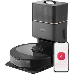 imageroborock Q8 Max Robot Vacuum and Mop SelfEmptying Reactive Tech Obstacle Avoidance 5500 Pa Suction Black RenewedBlack