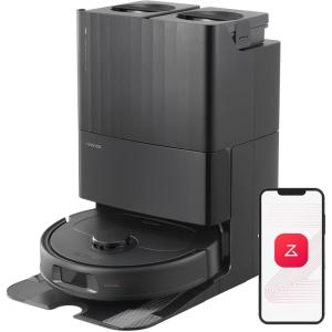 imageroborock Qrevo Series Robot Vacuum and Mop 8000Pa Suction Upgraded from Qrevo S AntiTangle Brushes Smart Obstacle Avoidance Auto Mop Washing AllinOne Dock 200RPM Spinning Mops BlackQV 35AQrevo S Black