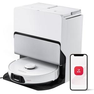 imageroborock S8 Max Ultra Robot Vacuum and Mop AllinOne Dock PreciSense LiDAR Navigation Smart Dirt Detection SelfEmptying 8000Pa Suction for Various Floors 20mm Auto Lifting for Carpet BlackS8 Max Ultra White
