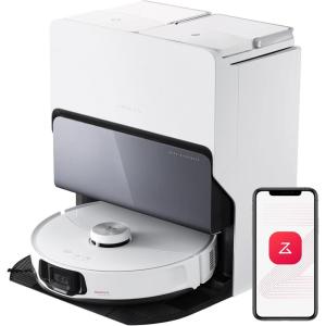 imageroborock S8 MaxV Ultra Robot Vacuum ampamp Sonic Mop 10000 Pa Suction Corner to Edge Deep Cleaning Hot Air SelfDrying Auto Empty ampamp Refill Detergent Dispenser Obstacle Avoidance Black RenewedS8 MaxV UltraWhite