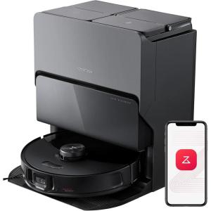 imageroborock S8 MaxV Ultra Robot Vacuum ampamp Sonic Mop 10000 Pa Suction Corner to Edge Deep Cleaning Hot Air SelfDrying Auto Empty ampamp Refill Detergent Dispenser Obstacle Avoidance Black RenewedS8 MaxV UltraBlack