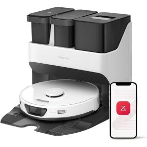 imageroborock S8 Pro Ultra Robot Vacuum and Mop AutoDrying SelfWashing Liftable Dual Brush ampamp Sonic Mop 6000Pa Suction SelfRefilling SelfEmptying Obstacle Avoidance White RenewedS7MaxUltraWhite