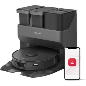 imageroborock S8 Pro Ultra Robot Vacuum and Mop AutoDrying SelfWashing Liftable Dual Brush ampamp Sonic Mop 6000Pa Suction SelfRefilling SelfEmptying Obstacle Avoidance White RenewedS7MaxUltraBlack