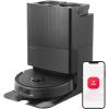 imageroborock Qrevo Plus Robot Vacuum and Mop with FlexiArm Design Edge Mopping Auto Mop Washing ampamp Drying Reactive Tech Obstacle Avoidance 7000 Pa Suction Black Renewed