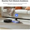 imageroborock Qrevo Plus Robot Vacuum and Mop with FlexiArm Design Edge Mopping Auto Mop Washing ampamp Drying Reactive Tech Obstacle Avoidance 7000 Pa Suction Black Renewed
