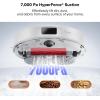 imageroborock Qrevo Pro Robot Vacuum and Mop with FlexiArm Design Edge Mopping Dynamic Hot Water Mop Washing and Auto Mop Drying 7000 Pa Suction RenewedWhite