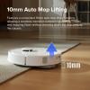 imageroborock Qrevo S Robot Vacuum and Mop SelfDrying Auto Mop Washing 7000Pa Suction SelfEmptying ampamp Refilling 10mm Mop Lifting 200RPM Spinning Mops Smart Obstacle Avoidance White Renewed