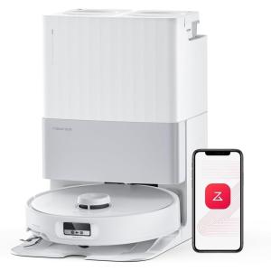 imageroborock Qrevo Master Robot Vacuum and Mop Combo 10000Pa Suction FlexiArm Design Side Brush ampamp Mop Auto Mop Washing ampamp Drying SelfEmptyingampampRefilling White RenewedQrevo Edge