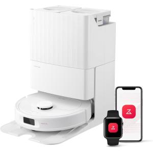 imageroborock Qrevo S Robot Vacuum and Mop SelfDrying Auto Mop Washing 7000Pa Suction SelfEmptying ampamp Refilling 10mm Mop Lifting 200RPM Spinning Mops Smart Obstacle Avoidance White Renewed