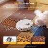 imageroborock Qrevo S5V Robot Vacuum and Mop FlexiArm Edge Mopping 12000Pa Suction Dual ZeroTangle System Smart Obstacle Avoidance 10mm Mop Lifting Auto Mop Washing amp Warm Air Drying WhiteQrevo S5V White