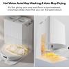 imageroborock Qrevo S5V Robot Vacuum and Mop FlexiArm Edge Mopping 12000Pa Suction Dual ZeroTangle System Smart Obstacle Avoidance 10mm Mop Lifting Auto Mop Washing amp Warm Air Drying WhiteQrevo Pro White
