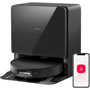 imageroborock Saros 20 Sonic Robot Vacuum and Mop 36000Pa Suction 346 in DoubleLayer Threshold Reactive AI 30 Obstacle Recognition 212F Hot Water Wash ZeroTangling 314 Ultra Slim BlackBlack02