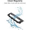 imageroborock Rubber Main Brush Cover Replacement for Saros 20 Sonic Qrevo Edge 2 Robot Vacuum Cleaners Dark Gray