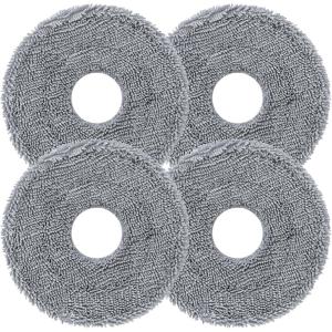 imageRoborock Rotating Mop Cloths for Saros 20 Qrevo Edge 24Pack 30Level Water Adjustment Compatible with 212 Auto Wash amp 131F Drying Reusable Mop Pads for Hardwood Tile Marble Carpet