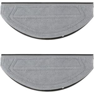 imageroborock 2 Pack Microfiber Mop Cloths for Saros 20 Sonic Robot Vacuum Cleaner Mop Pad Replacement Accessories
