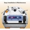 imageroborock Main Brush Cover for Qrevo Curv 2 Flow Robot Vacuums Light Gray