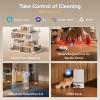 imageroborock Qrevo S Pro Robot Vacuum and Mop 18500Pa Suction Multifunctional Dock with 167 Mop SelfCleaning Smart Obstacle Avoidance AntiTangle Brush Liftable Spinning Mop BlackWhite