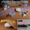 imageroborock Qrevo S Pro Robot Vacuum and Mop 18500Pa Suction Multifunctional Dock with 167 Mop SelfCleaning Smart Obstacle Avoidance AntiTangle Brush Liftable Spinning Mop BlackWhite