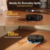 imageroborock Qrevo S Pro Robot Vacuum and Mop 18500Pa Suction Multifunctional Dock with 167 Mop SelfCleaning Smart Obstacle Avoidance AntiTangle Brush Liftable Spinning Mop BlackBlack