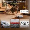 imageroborock Qrevo S Pro Robot Vacuum and Mop 18500Pa Suction Multifunctional Dock with 167 Mop SelfCleaning Smart Obstacle Avoidance AntiTangle Brush Liftable Spinning Mop BlackWhite