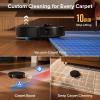 imageroborock Qrevo S Pro Robot Vacuum and Mop 18500Pa Suction Multifunctional Dock with 167 Mop SelfCleaning Smart Obstacle Avoidance AntiTangle Brush Liftable Spinning Mop BlackBlack