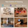 imageroborock Qrevo S Pro Robot Vacuum and Mop 18500Pa Suction Multifunctional Dock with 167 Mop SelfCleaning Smart Obstacle Avoidance AntiTangle Brush Liftable Spinning Mop BlackBlack
