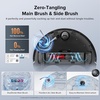 image:imageRoborock Qrevo Edge S5A Robot Vacuum and Mop 18500Pa ZeroTangling FlexiArm Side Brush Hot Water Mop Washing amp SelfCleaning Warm Air Drying SelfEmptying Black RenewedBlack