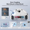 image:imageRoborock Qrevo Edge S5A Robot Vacuum and Mop 18500Pa ZeroTangling FlexiArm Side Brush Hot Water Mop Washing amp SelfCleaning Warm Air Drying SelfEmptying Black RenewedWhite